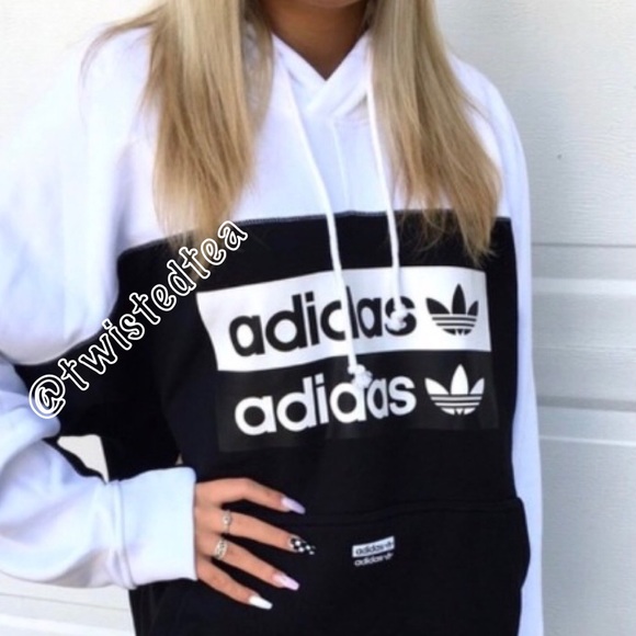 adidas Tops - New adidas originals hoodie sweatshirt